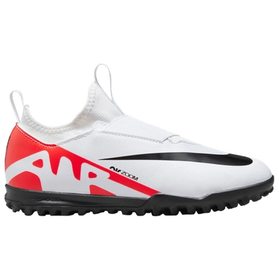 Nike Jr. Mercurial Vapor 15 Academy Little/big Kids' Turf Low-top Soccer Shoes In Red