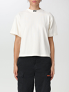 Heron Preston Hpny Embroidered Crop T-shirt In White