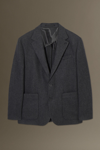 COS HERRINGBONE WOOL BLAZER - REGULAR