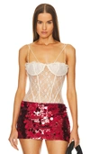 Free People X Intimately Fp If You Dare Bodysuit In Blanchette