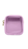 Stoney Clover Lane Clear Front Mini Pouch In Grape