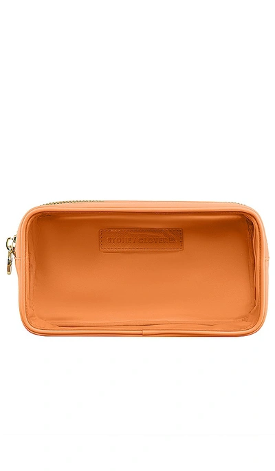 Stoney Clover Lane Clear Front Small Pouch In Peach