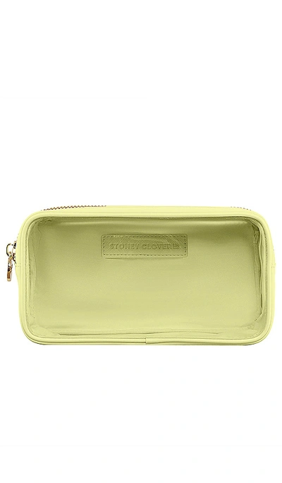 Stoney Clover Lane Clear Front Small Pouch In Banana