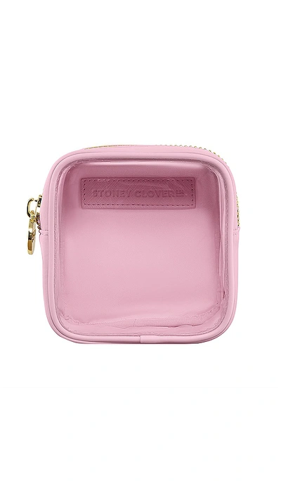 Stoney Clover Lane Clear Front Mini Pouch In Flamingo