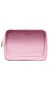 Stoney Clover Lane Clear Front Large Pouch In Flamingo