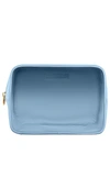Stoney Clover Lane Clear Front Large Pouch In Periwinkle