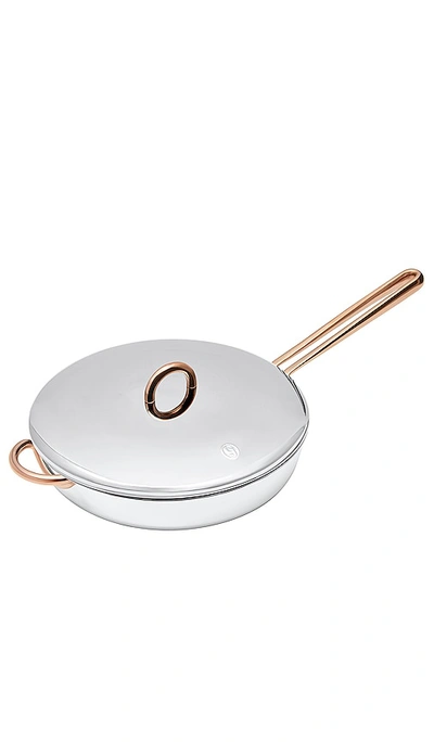 Great Jones Deep Cut 10-inch Stainless Steel Saute Pan In Silver