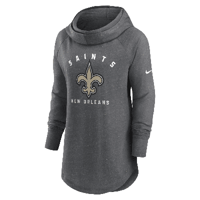 Nike Women's Team (nfl New Orleans Saints) Pullover Hoodie In Grey