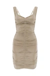 Givenchy Ruched Sleeveless Mini Dress In Default Title