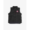 Canada Goose Black - Noir Vanier Padded Woven-blend-down Gilet 10-16 Years In Black - Noir