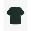 Ted Baker Mens Dk-green Tywinn Regular-fit Short-sleeve Cotton T-shirt