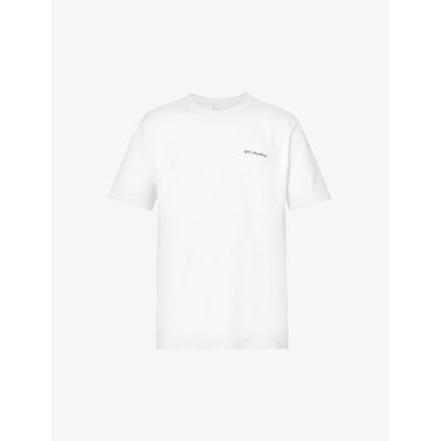 Columbia North Cascades Short Sleeve Top Man T-shirt White Size L Cotton