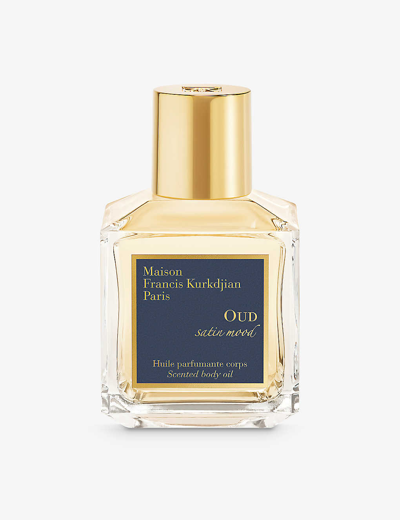 Maison Francis Kurkdjian Oud Satin Mood Scented Body Oil In Multi