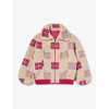 GIVENCHY GIVENCHY GIRLS CREAM KIDS MONOGRAM REVERSIBLE FLEECE JACKET 10-12 YEARS