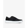 BARBOUR BARBOUR MENS LIDDESDALE QUILTED SHELL AND WOVEN LOW-TOP TRAINERS