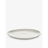 Serax White La Mère Irregular Extra-large Stoneware Plate 27cm In White