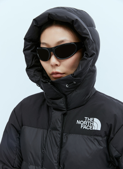 The North Face Padded Down Parka Coat In Black