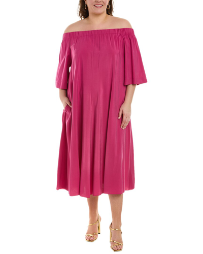 Marina Rinaldi Plus Donare Dress In Pink