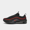 Nike Air Max 97 Black/picante Red/anthracite Men's Low Shoe In Black/picante Red/anthracite