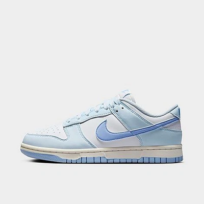 Nike Women's Dunk Low Next Nature Casual Shoes In Blue Tint/cobalt Bliss/summit White/volt/black