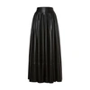 Philosophy Di Lorenzo Serafini Coated-finish Flared Skirt In Nero