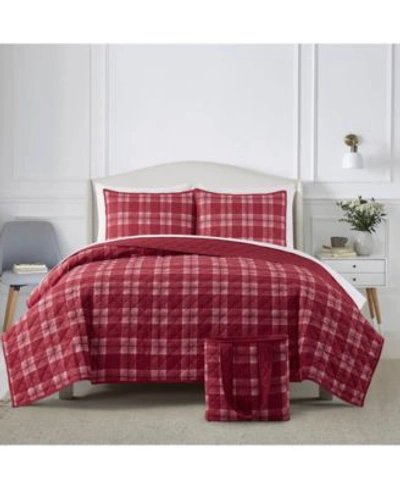 Charter Club Holiday Plaid Quilt Bag Sets Created For Macys In Christmas