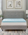 Prosleep 2" Gel-infused Zoned Convoluted Memory Foam Mattress Topper, California King In White