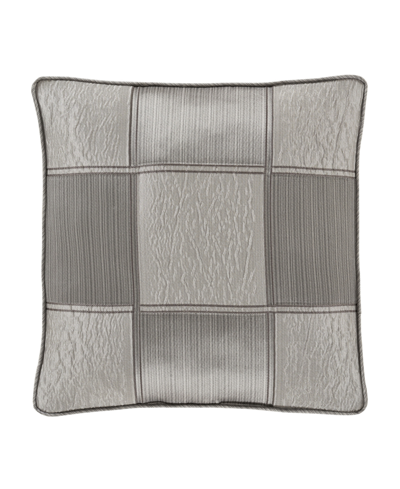 J Queen New York Brando Decorative Pillow, 18" X 18" In Charcoal