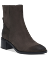 Style & Co Women's Orleyy Zip Dress Booties, Created For Macy's In Dark Grey Micro