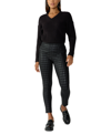 Sanctuary Runway Pattern Leggings In Coated Plaid
