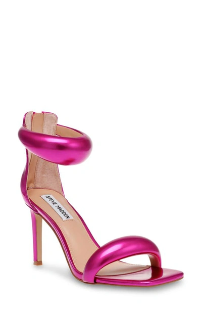 Steve Madden Women's Partay Ankle-strap Stiletto Dress Sandals In Pink Metallic