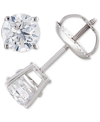 Macy's Igi Certified Colorless Diamond Stud Earrings (1/2 Ct. T.w.) In 18k White Gold In White Gold