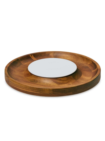 Nambe Duets Cheeseboard In Brown