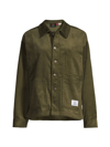 Alpha Industries Corduroy Chore Jacket In Green, Women's At Urban Outfitters