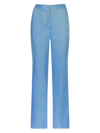 Anne Fontaine Women's Loria Crepe Wide-leg Pants In Icy Blue