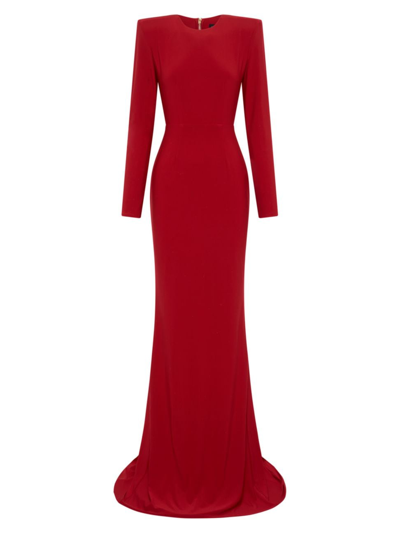 Zhivago Women's Forte Puff Shoulder Gown In Red