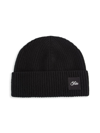 Saks Fifth Avenue Men's Collection Cuffed Wool Beanie In Moonless Night