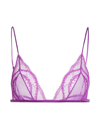 Kiki De Montparnasse Women's Leche Moi Soft Bra Purple In French Violet