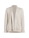 Splendid Estelle Open-front Knit Jacket In Oat Heather