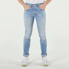 DON THE FULLER LIGHT BLUE COTTON JEANS & PANT