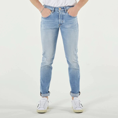 Don The Fuller Light Blue Cotton Jeans & Pant