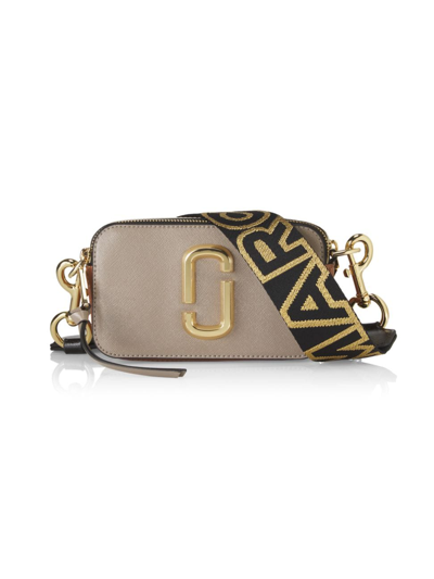 Marc Jacobs The Snapshot Crossbody Bag In Taupe