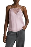 & OTHER STORIES LACE TRIM SATIN CAMISOLE