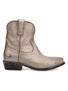 Frye Women's Billy Western-style Short Booties In Light Gold