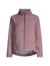 Nic + Zoe Women's All Year Quilted Jacket In Plum