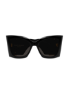 Saint Laurent Blaze Cat-eye Acetate Sunglasses In Black