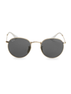 Ray Ban Men's Rb3447 50mm Round Sunglasses In Gold Black