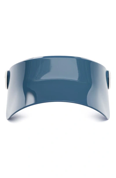 Dior Pacific V1u Sun Visor In Blue/white