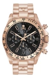 Philipp Plein Nobile Chronograph Bracelet Watch, 43mm In Ip Rose Gold
