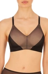 Natori Sess Wireless Bra In Blk/ Cafe